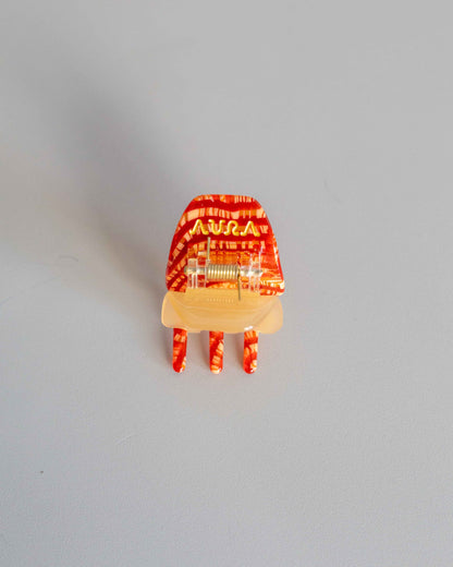 【AURA】Small Bycolor / Red pattern