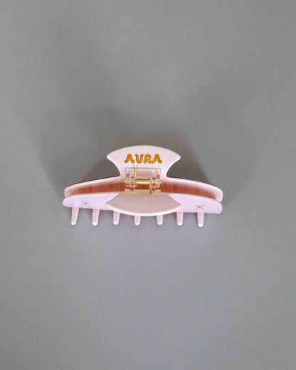 【AURA】Shell Stone Clip / Pink