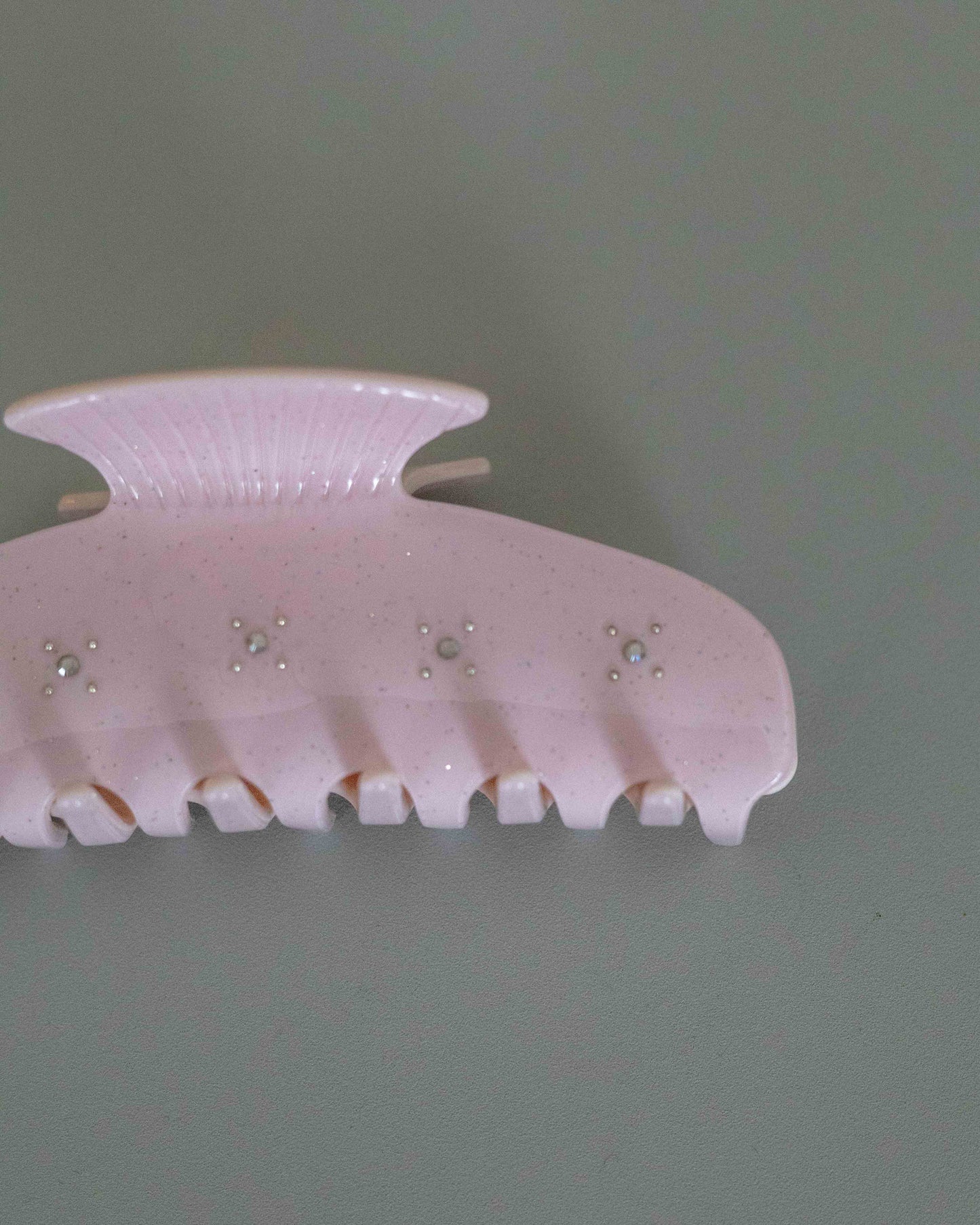 【AURA】Shell Stone Clip / Pink