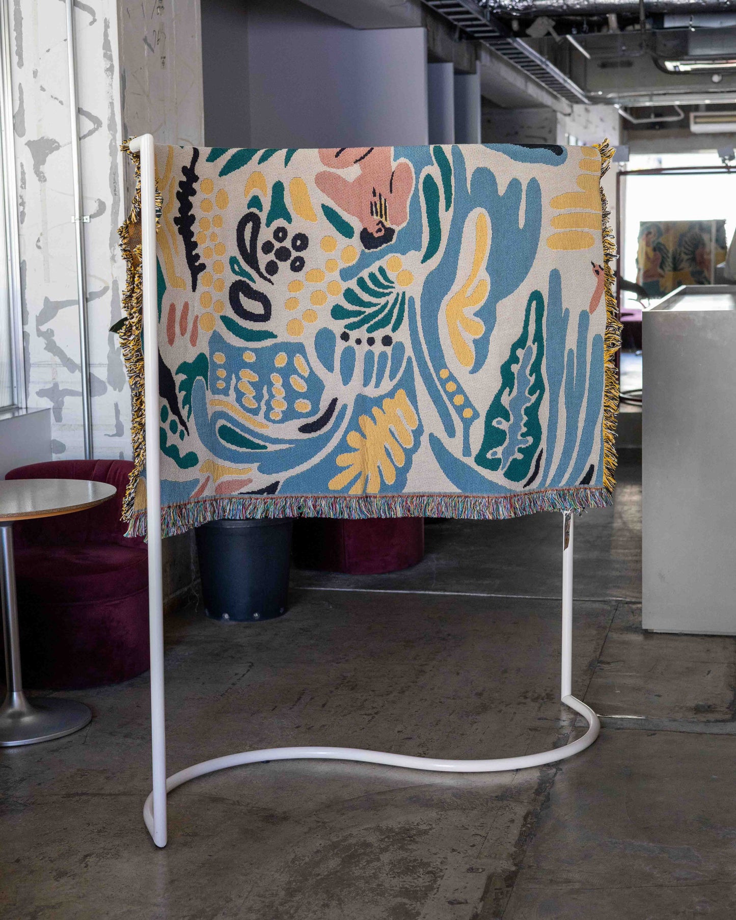 【Slowdown Studio】 BLANKET - Kimbie Throw (Art by Maite Garcia, Barcelona, Spain)