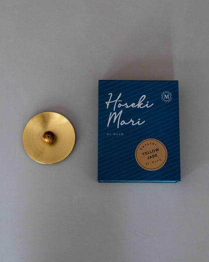 【MAHO Sensory】Hoseki Mari - Yellow Jade Crystal
