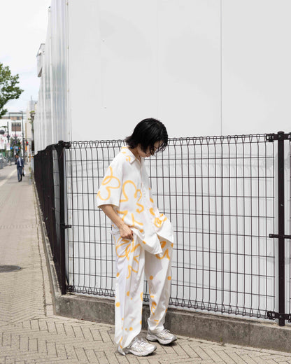 【SUKUHOME】SUMMER NIGHT PYJAMAS - Orange Poppy