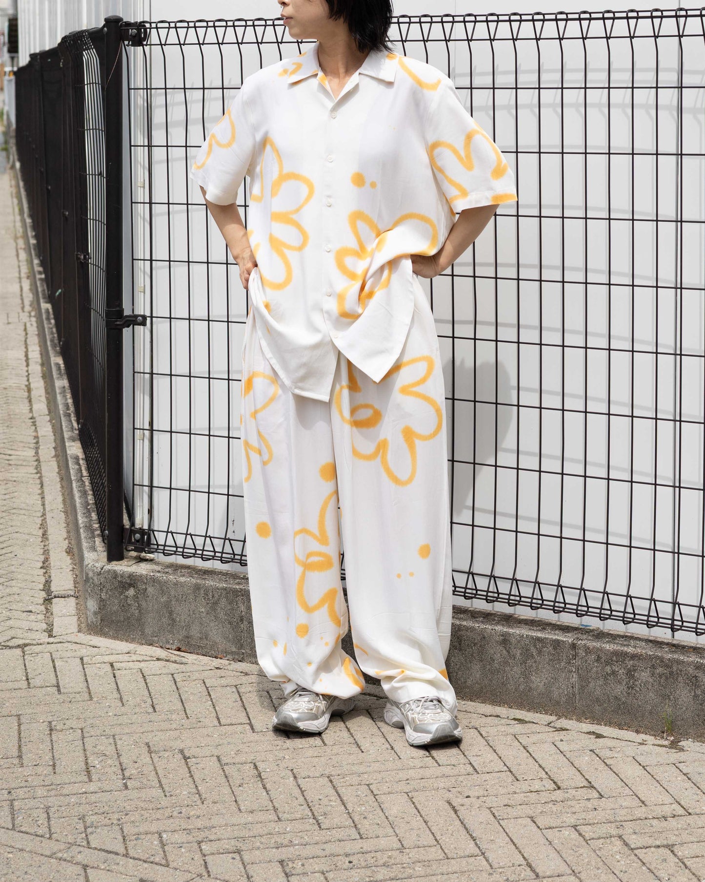 【SUKUHOME】SUMMER NIGHT PYJAMAS - Orange Poppy