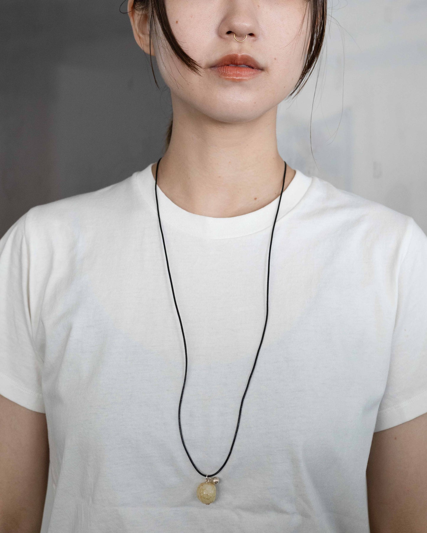 【Sisi joia】GALET necklace - Cream / Beige