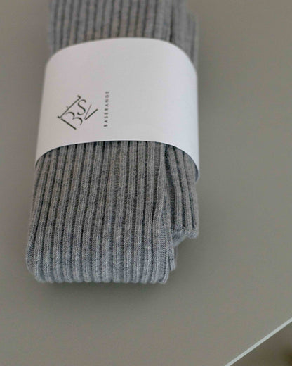 【BASERANGE】RIB OVERKNEE SOCKS