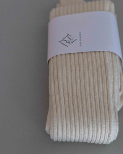 【BASERANGE】RIB OVERKNEE SOCKS