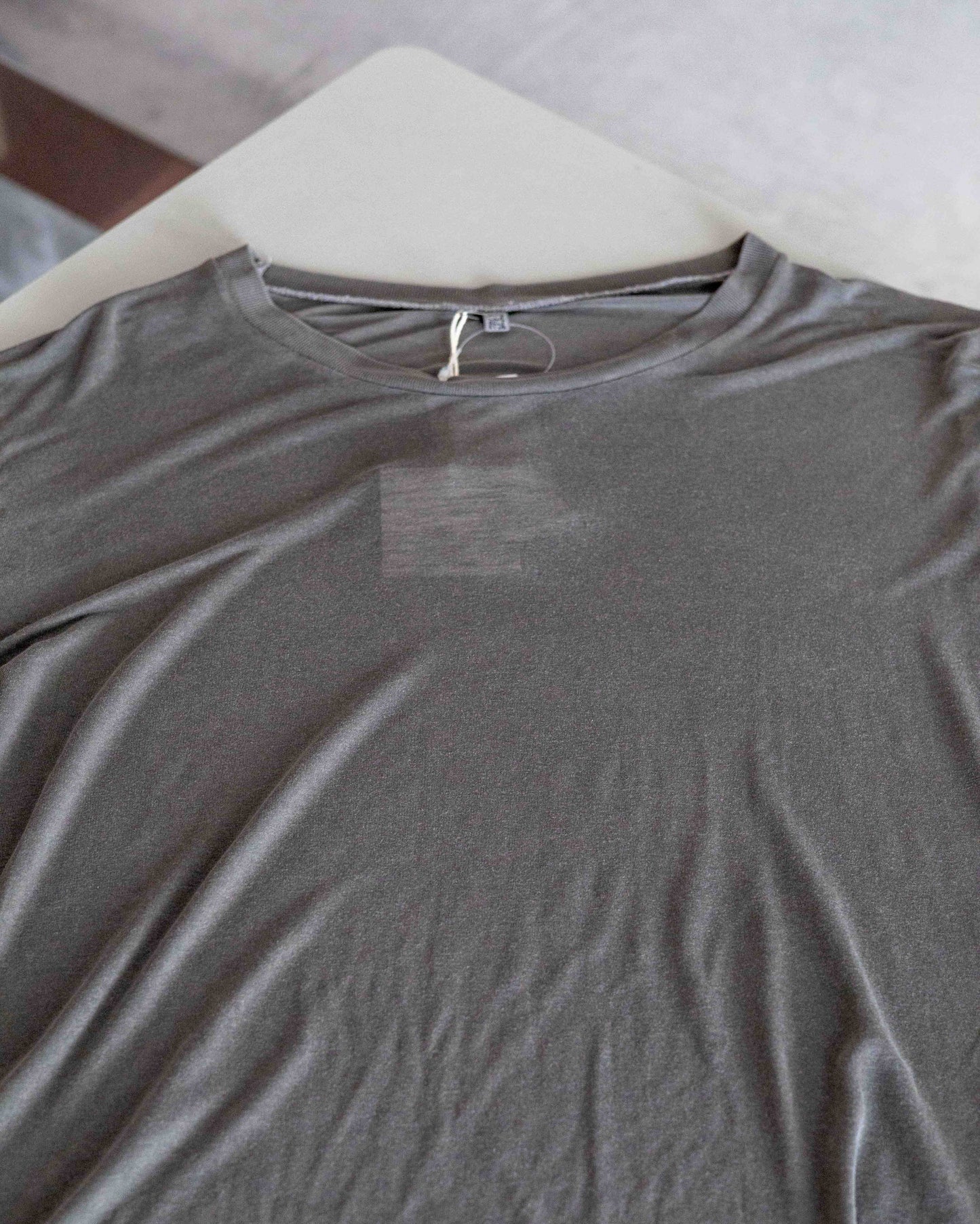 【BASERANGE】 LONG SLEEVE TEE  - GILDAGREY