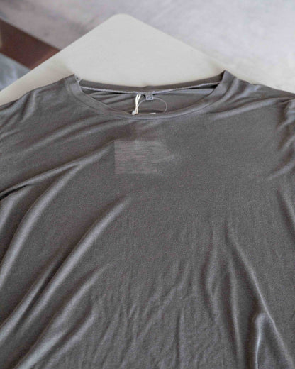 【BASERANGE】 LONG SLEEVE TEE  - GILDAGREY