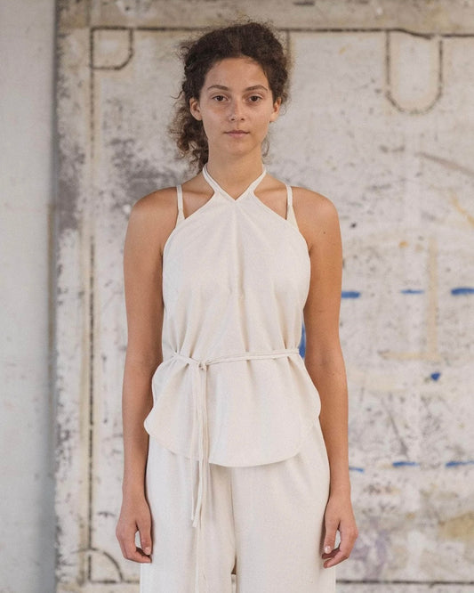 【BASERANGE】MAR TOP / OFF WHITE