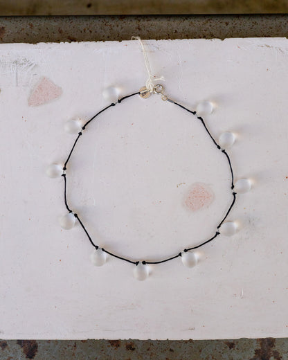 【Sisi joia】NOUE Necklace - Frost/Black