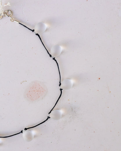 【Sisi joia】NOUE Necklace - Frost/Black
