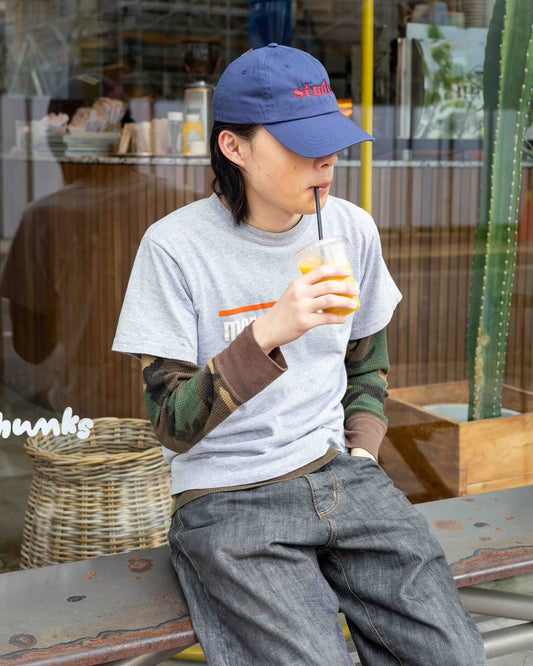 【STUDY MAGAZINE】Cap - NAVY WITH RED