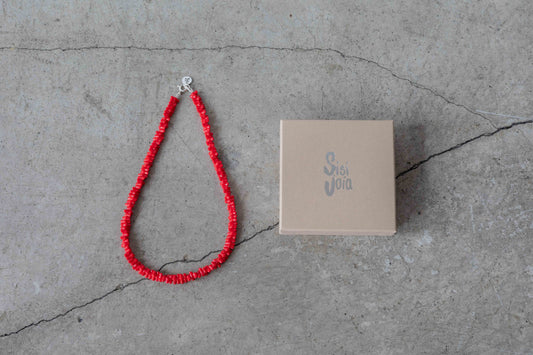 【Sisi joia】CORI necklace - Opaque Red