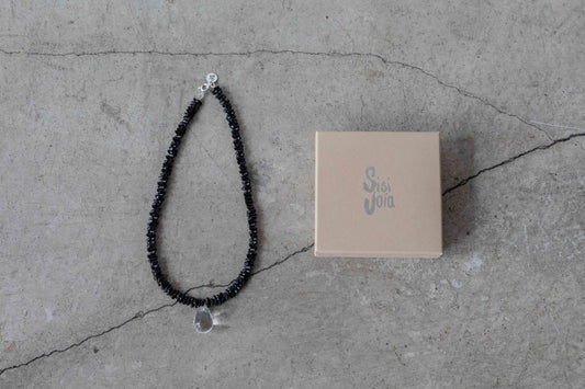 【Sisi joia】CORAIL necklace - Black / Clear