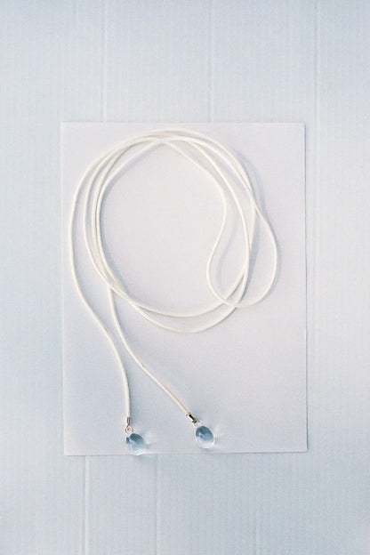【Sisi joia】Long Tac Tac necklace-Cream