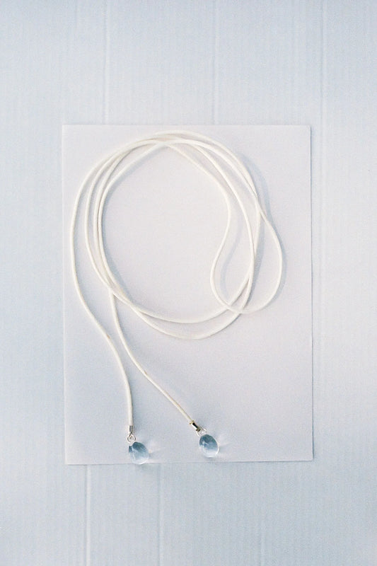 【Sisi joia】Long Tac Tac necklace-Cream