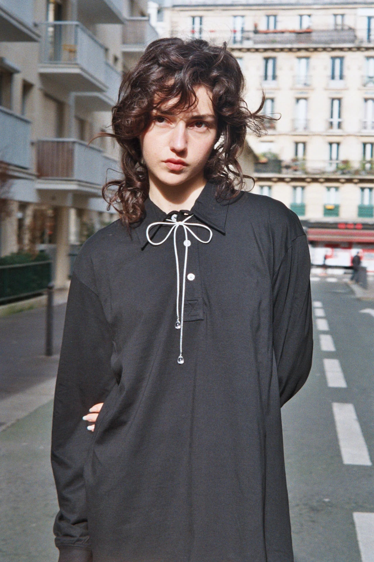 【Sisi joia】Long Tac Tac necklace-Cream