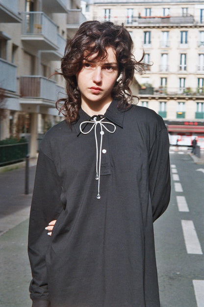 【Sisi joia】Long Tac Tac necklace-Cream