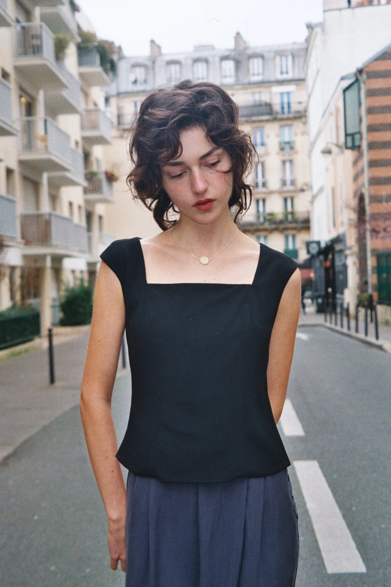 【Sisi joia】Jeton necklace - Pale yellow