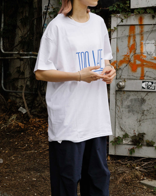 【AOR】TOO LATE COME BACK T-Shirt - WHITE