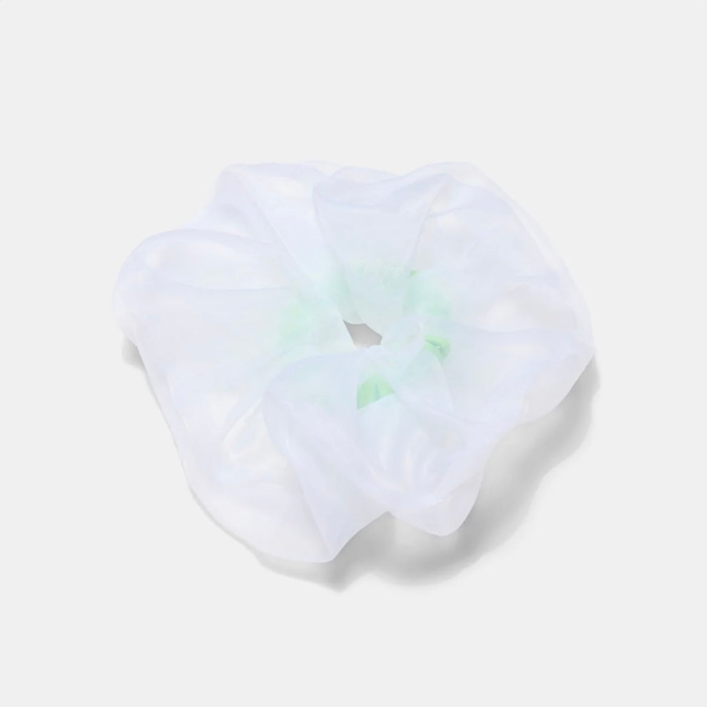 【CHUNKS】Scrunchie in White Organza