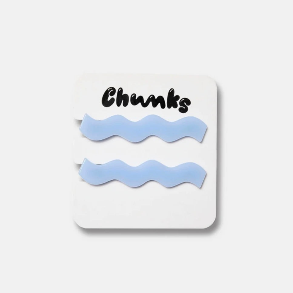 【CHUNKS】Allie Clips in Periwinkle