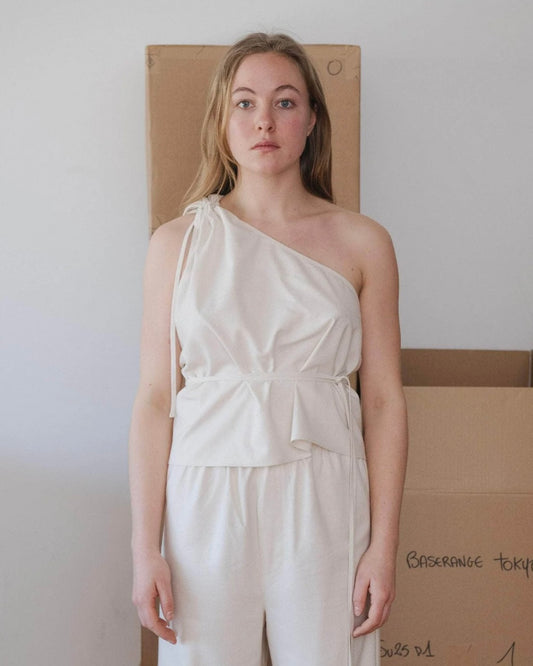 【BASERANGE】VIEW TOP / OFF WHITE
