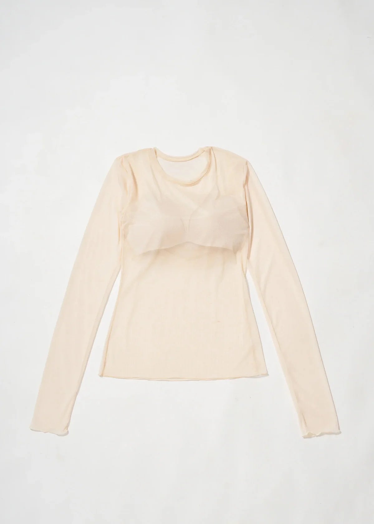 【NICENICE MOMENT】 MESH LS SHELL-MESH BLACK