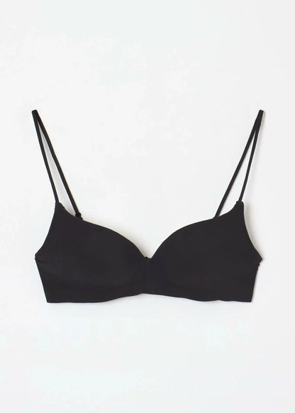 【NICENICE MOMENT】STRAP BRA - JERSEY BLACK