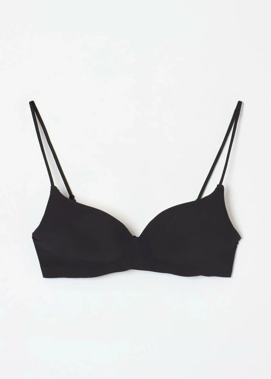 【NICENICE MOMENT】STRAP BRA - JERSEY BLACK