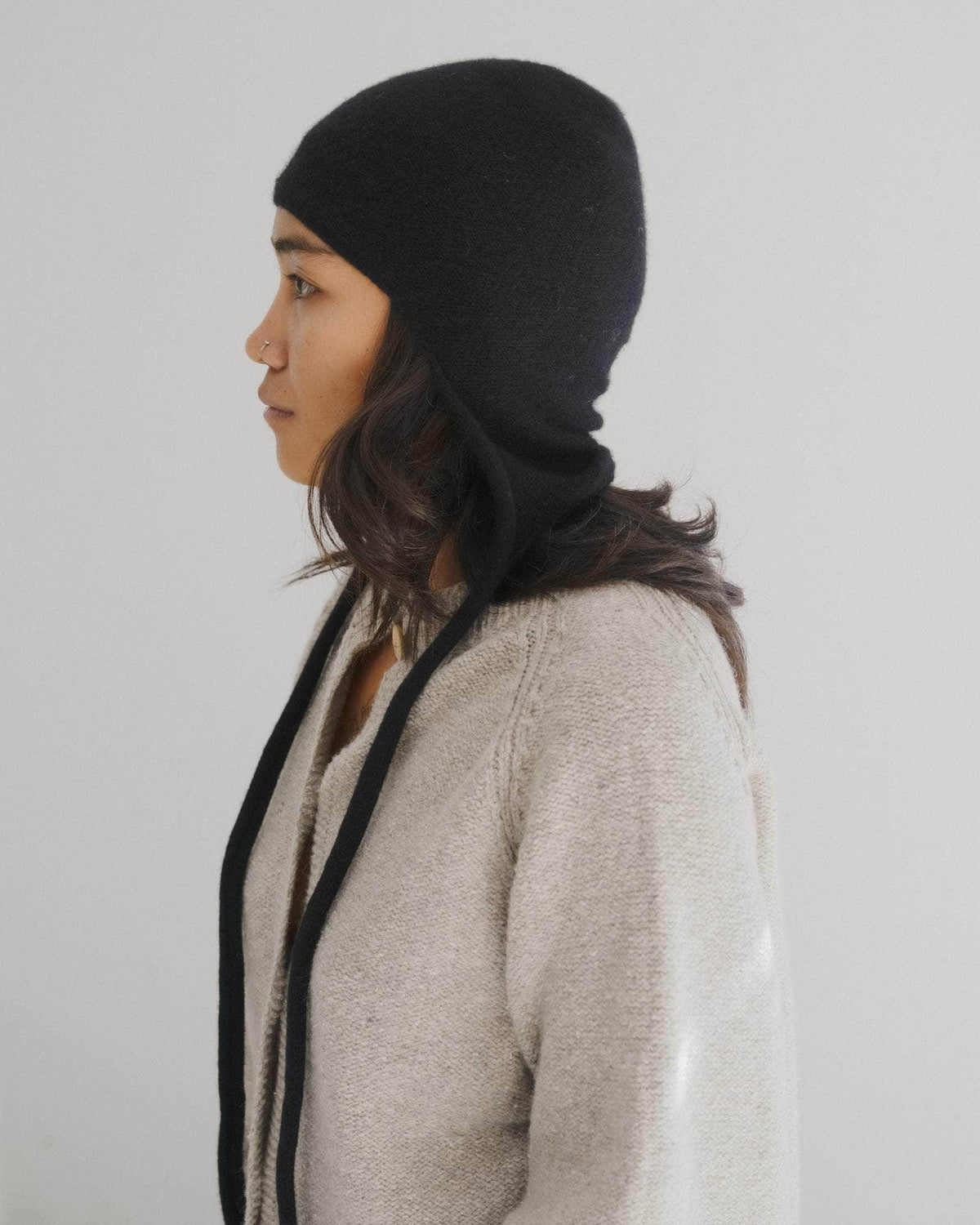 Tier Wrap 【BASERANGE】TIER HOODED WRAP - Black – pod