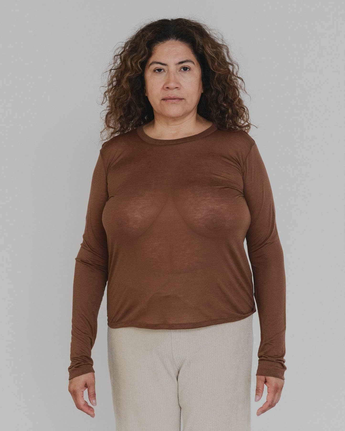 【BASERANGE】 LONG SLEEVE TEE  - Ocular