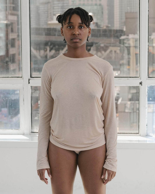 【BASERANGE】 LONG SLEEVE TEE  - Haptic