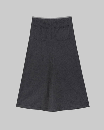 【BASERANGE】ARTHUR SKIRT - Black