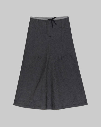 【BASERANGE】ARTHUR SKIRT - Black