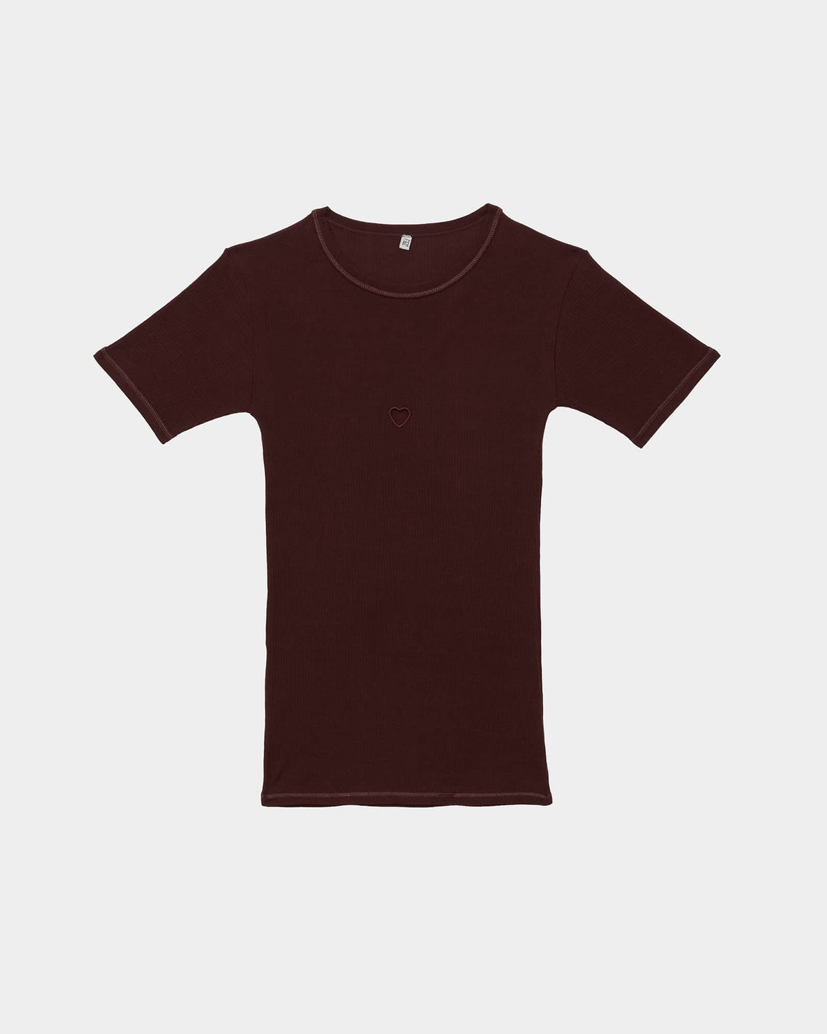【BASERANGE】HEART TEE SHIRT - NARARED