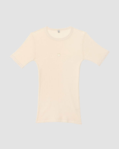 【BASERANGE】HEART TEE SHIRT