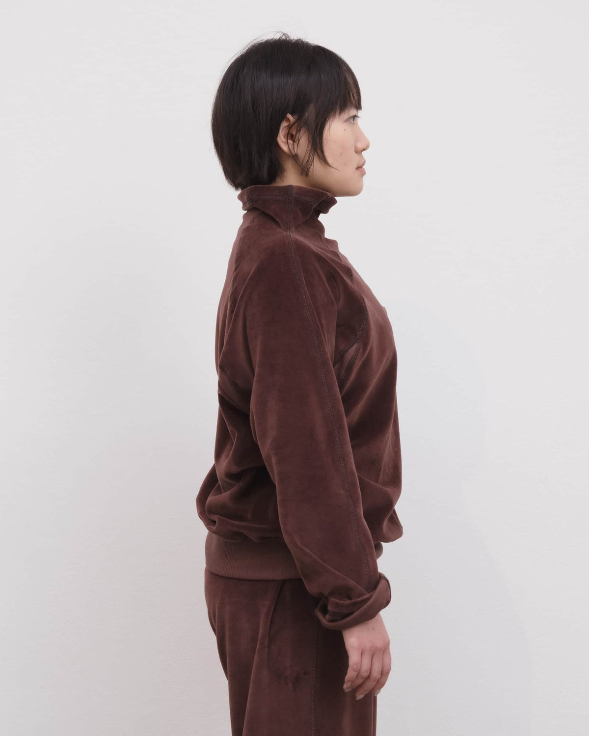 【BASERANGE】Fold Turtleneck
