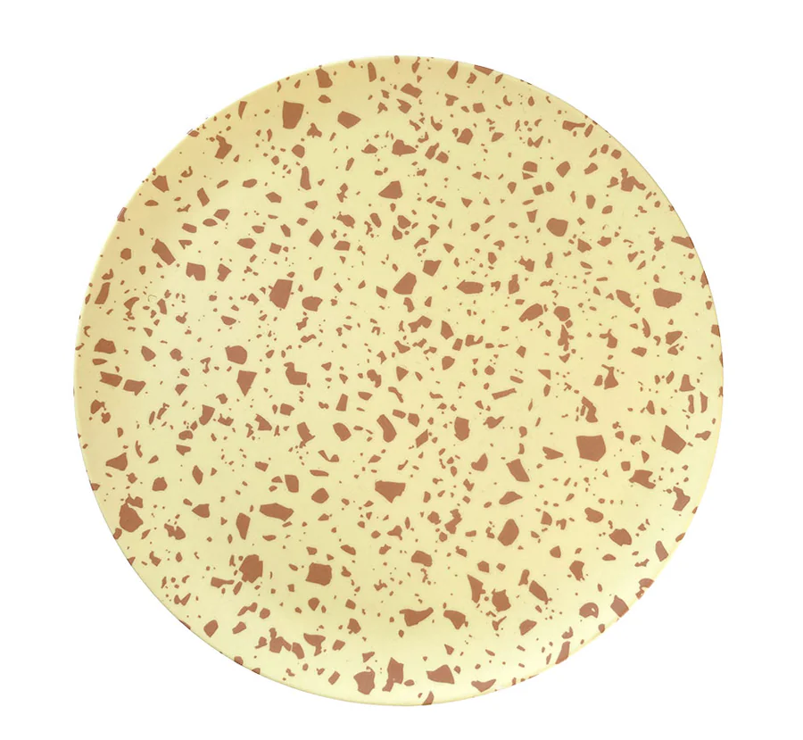 【XENIA TALER】Side plate - TERRAZZO YELLOW