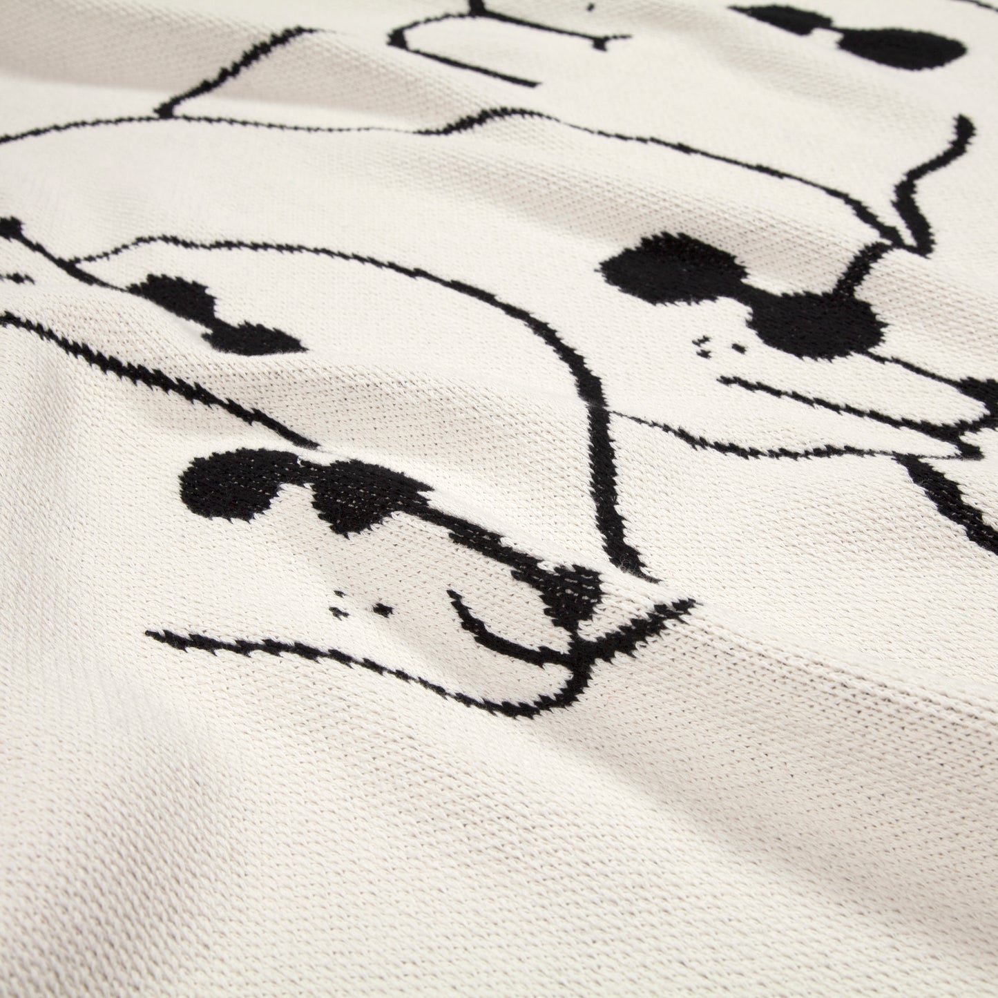 【Slowdown Studio】 MINI BLANKET - Dawgs (Art by Odile Ferraaille-Nantes,France)