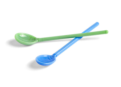 HAY GLASS SPOON 2PCS.